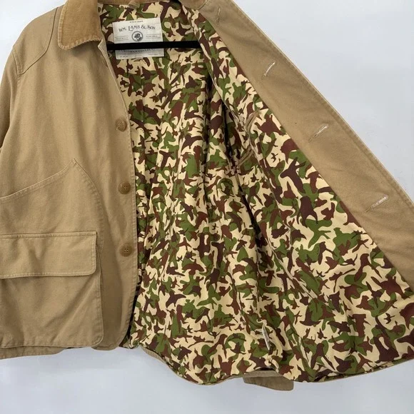 LAMB & SON Southern Proper Jacket/Field Coat Mens XL  Duck‎ Hunting Canvas Camo - Picture 6 of 16